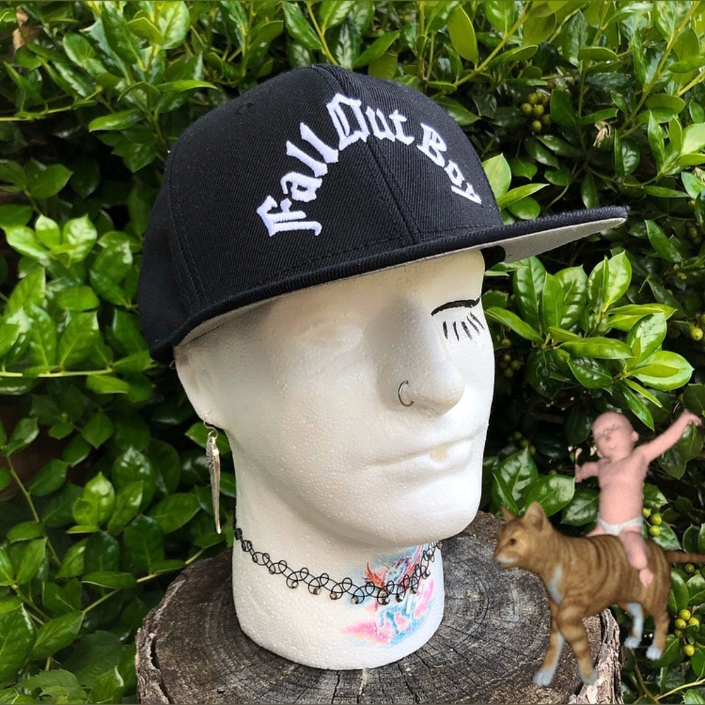 fall out boi embroidered snapback